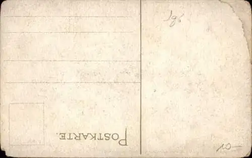 Studentika Ak Heidelberg, Corps Guestphalia, Schattenbild eines Studenten, Wappen, KSCV