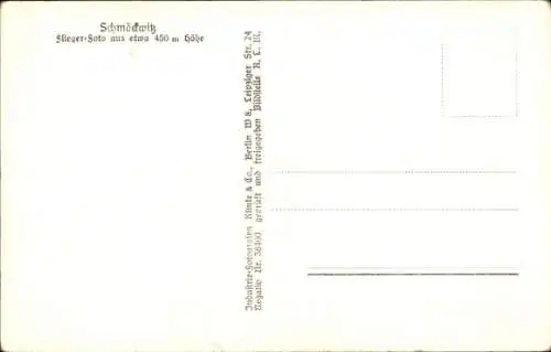 Ak Berlin Köpenick Schmöckwitz, Fliegeraufnahme