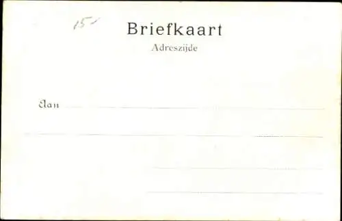 Ak Paramaribo Suriname, Knuffelsgracht