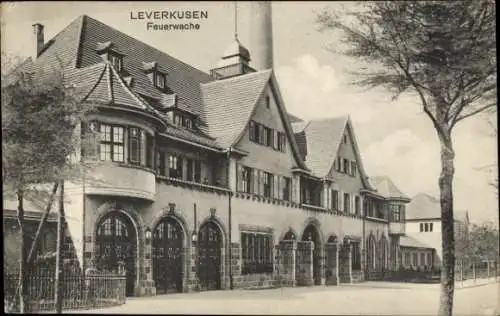 Ak Leverkusen im Rheinland, Feuerwache