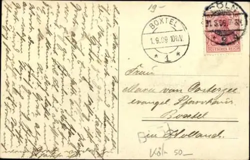 Ak Köln am Rhein, Reichsluftschiff Zeppelin, Zuschauer, Landefeld