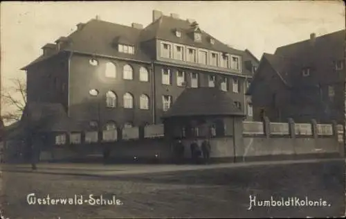 Foto Ak Kalk Köln am Rhein, Humboldtkolonie, Westerwald-Schule