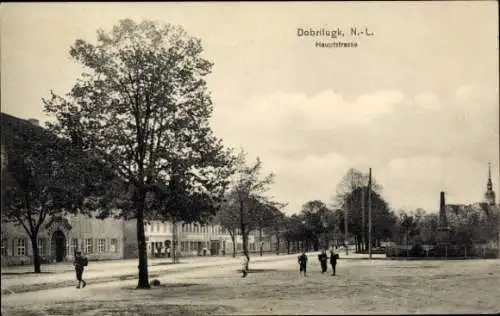 Ak Dobrilugk Doberlug Kirchhain in Brandenburg, Hauptstraße