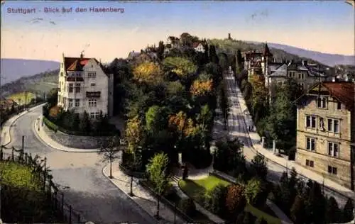 Ak Hasenberg Stuttgart in Württemberg, Gesamtansicht
