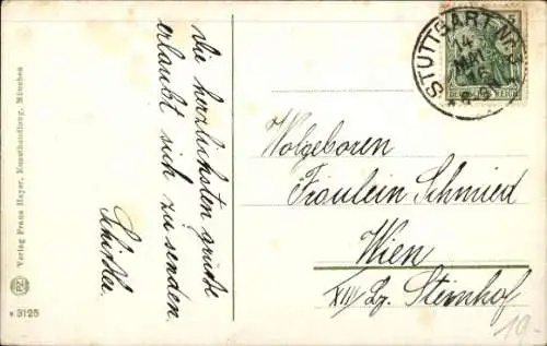 Ak Hasenberg Stuttgart in Württemberg, Gesamtansicht