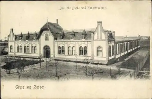 Ak Zossen in Brandenburg, Deutsche Buch- und Kunstdruckerei