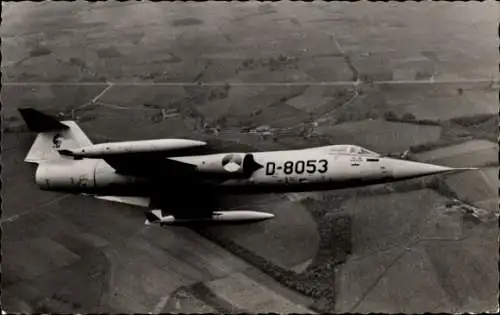 Ak Niederländisches Militärflugzeug Lockheed F-104g Starfighter, D-8053