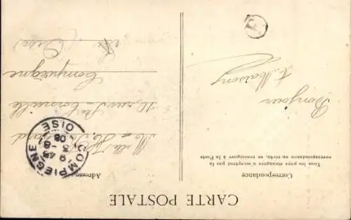 Ak Normandie, Junge Frau in Tracht, Korb