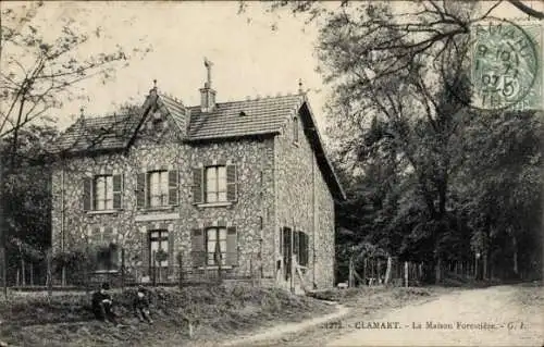 Ak Clamart Hauts de Seine, La Maison Forestière