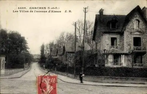 Ak Garches Hauts de Seine, Les Villas de l'avenue d'Alsace