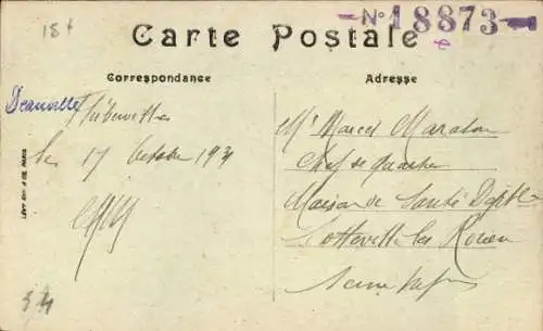 CPA Deauville sur Mer Calvados, Splendide Hôtel