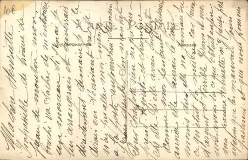 CPA Caen-Calvados, Rue d'Auge