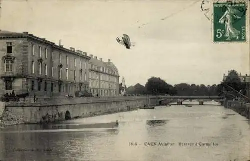 Ak Caen Calvados, Aviation, Rentrée a Cormelles