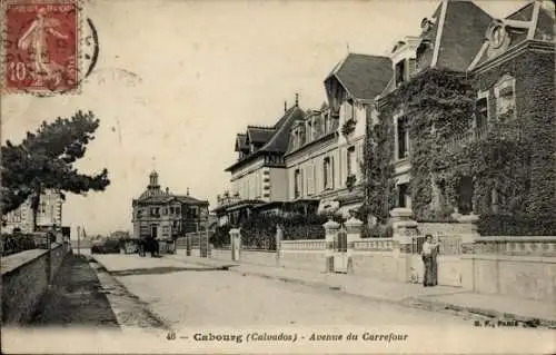 Ak Cabourg Calvados, Avenue du Carrefour
