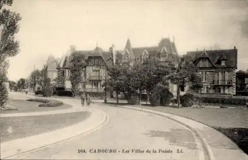 Ak Cabourg Calvados, Les Villas de la Pointe