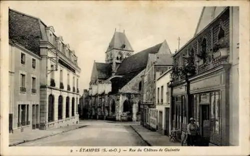 Ak Étampes Essonne, Rue du Chateau de Guinette