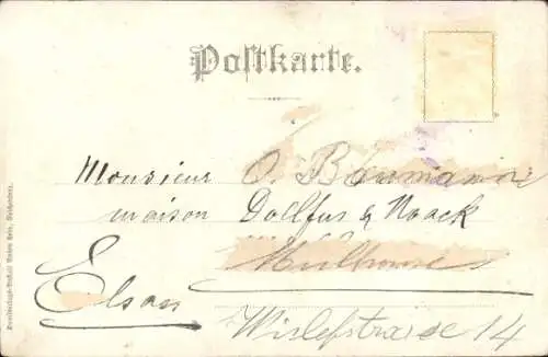Litho Reichenberg in Unterfranken, Partie im Stadtwäldchen