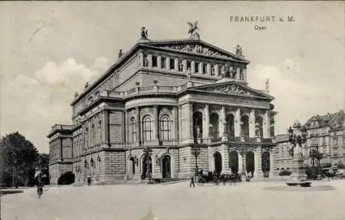 Ak Frankfurt am Main, Opernhaus