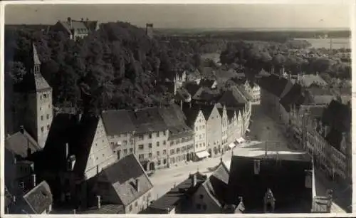 Ak Landsberg am Lech Oberbayern, Historische Stadtansicht, Altstadt, beeindruckende Architektur