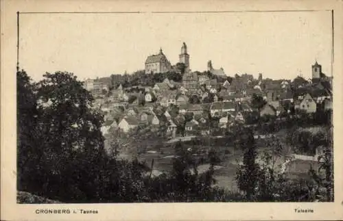 Ak Kronberg im Taunus, Talseite