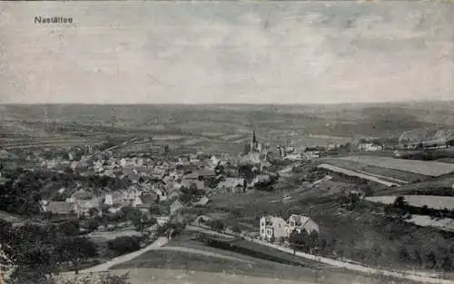 Ak Nastätten im Taunus, Landschaftsaufnahme, Dorfansicht, Kirche