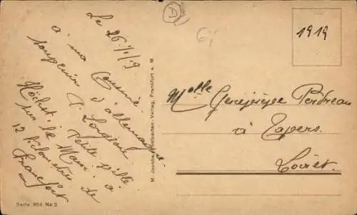 Ak Höchst Frankfurt am Main, Fähre