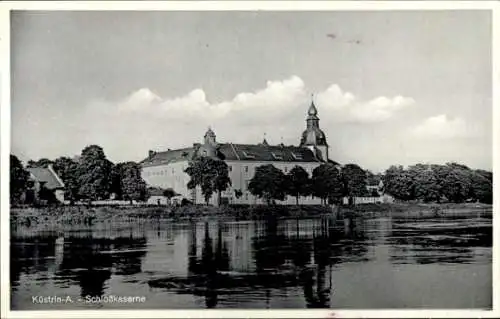 Ak Kostrzyn nad Odrą Cüstrin Küstrin Ostbrandenburg, Schlosskaserne