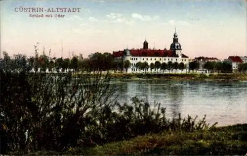 Ak Kostrzyn nad Odrą Cüstrin Küstrin Ostbrandenburg, Schloss