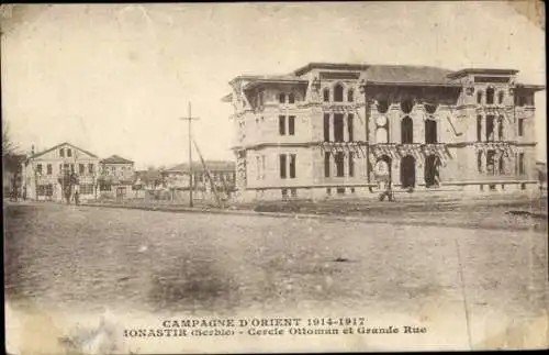 Ak Bitola Monastir Mazedonien, Cercle Ottoman, Grande Rue, 1. WK