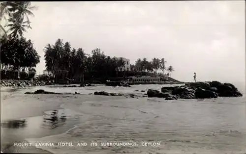 Ak Sri Lanka, Mount Lavinia Hotel an its surroundings, Strandpartie