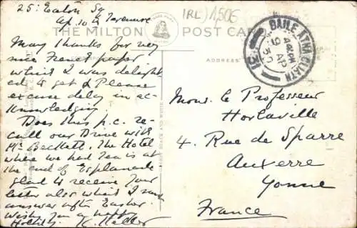 Ak Bray Irland, Promenade, Küste