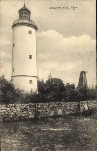 Ak Norwegen, Leuchtturm Jomfruland, Jungfraueninsel