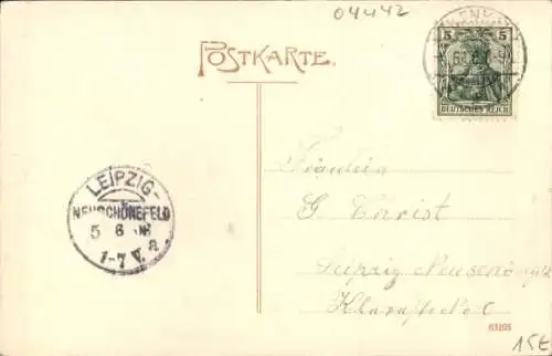 Ak Zwenkau in Sachsen, Schützenhaus, Rothenburger Erker