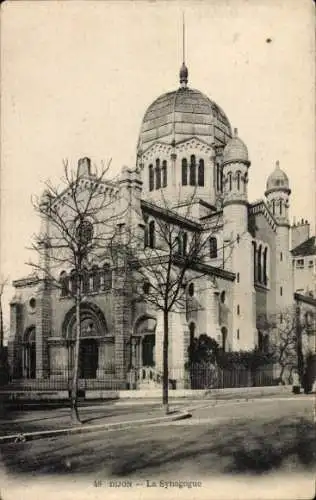 Judaika Ak Dijon Côte d’Or, La Synagogue, Ansicht der Synagoge