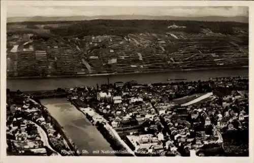 Ak Bingen am Rhein, Fliegeraufnahme