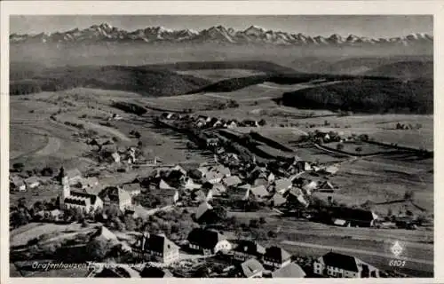 Ak Grafenhausen im Schwarzwald,  Fliegeraufnahme