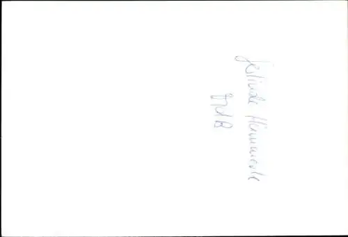 Ak MdB Gerlinde Hämmerle, SPD, Portrait, Autogramm