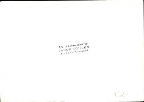 Foto Karl-Heinz Niebergall, Conferencier, Autogramm