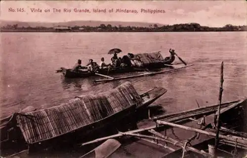 Ak Insel Mindanao Philippinen, Vinta on The Rio Grande