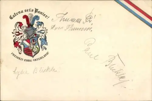 Studentika Ak Stuttgart, Corps Catena, Wappen, RSC