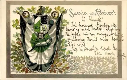 Studentika Ak Stuttgart, Corps Suevia, Wappen, RSC