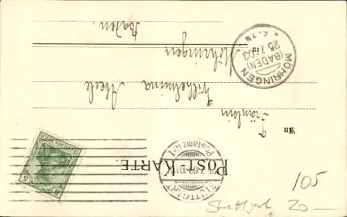 Studentika Ak Stuttgart, Corps Suevia, Wappen, RSC