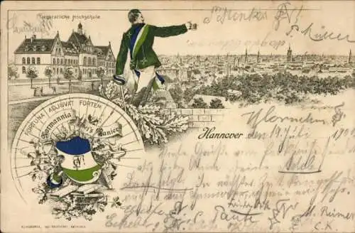 Studentika Ak Hannover, Corps Normannia, Tierärztliche Hochschule, Wappen, RSC