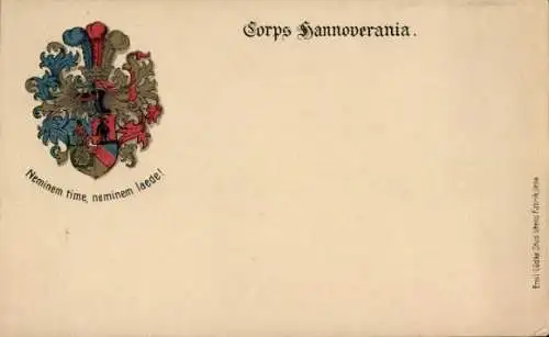Studentika Ak Hannover, Corps Hannoverania, Wappen, RSC