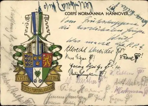Studentika Ak Hannover, Corps Normannia, Wappen, RSC