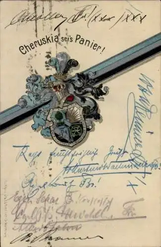 Studentika Ak Hamburg, Corps Cheruskia, Wappen, RSC