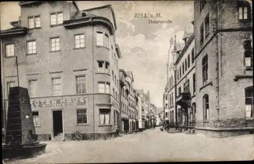 Ak Zell an der Mosel, Hauptstraße, Gasthof zum roten Haus