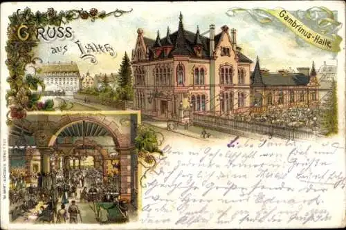 Litho Lahr im Schwarzwald Baden, Gambrinus-Halle