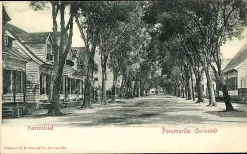 Ak Paramaribo Suriname, Heerenstraat