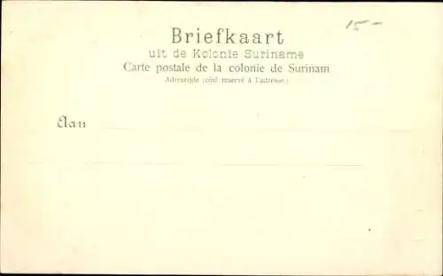 Ak Paramaribo Suriname, Heerenstraat